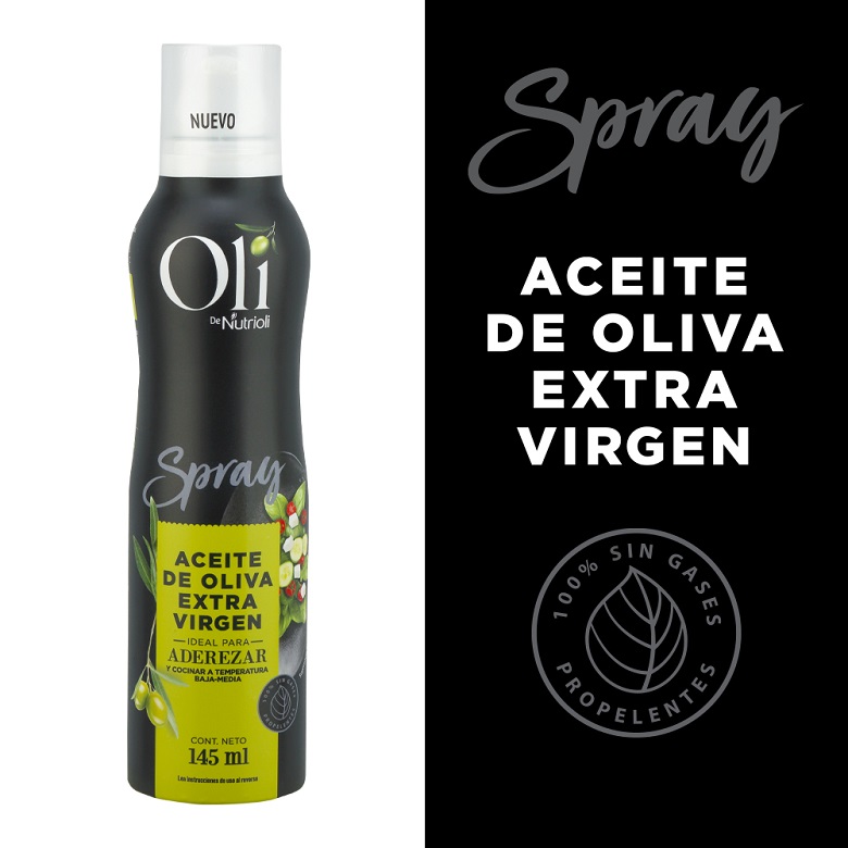 Aceite de Oliva Extra Virgen Oli en Spray  (Justo.mx)
