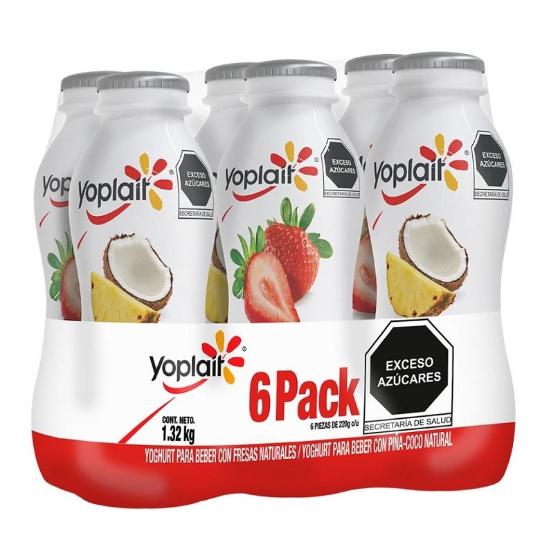 Pack de yogures bebibles Yoplait (Justo.mx)